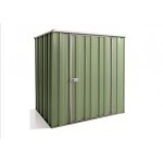 Spanbilt Yardsaver F54-S Spacemaker Colour 1.76m x 1.41m x 1.80m Flat Roof Garden Shed Small Garden Sheds 